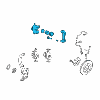 OEM Hyundai XG300 CALIPER Kit-Front Brake, LH Diagram - 58180-39A00