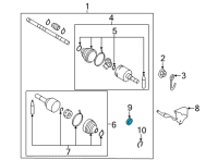 OEM 2021 Nissan Versa Shield-Dust Diagram - 39752-1FA0B