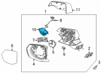 OEM 2022 Cadillac Escalade ESV Lower Cover Diagram - 84729955