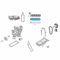 OEM Dodge Viper Gasket-Cylinder Head Cover Diagram - 5037827AA