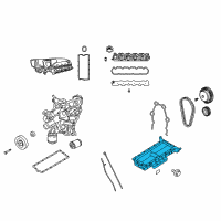 OEM 2015 Dodge Viper Pan-Engine Oil Diagram - 5037735AE