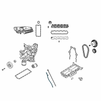 OEM 2017 Dodge Viper Tube-Engine Oil Indicator Diagram - 5037852AB