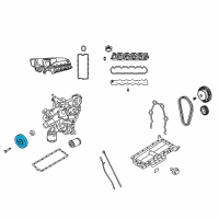 OEM 2008 Dodge Viper DAMPER-Vibration Diagram - 5037727AB