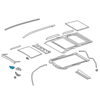 OEM Toyota Motor Diagram - 63260-42130