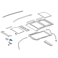 OEM Toyota Motor Diagram - 63260-42140