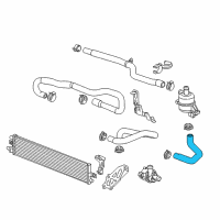 OEM 2014 Chevrolet Malibu Cooler Pipe Diagram - 22922984