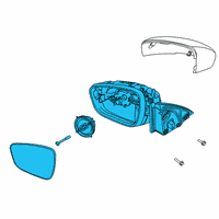 OEM 2020 Ford Escape MIRROR ASY - REAR VIEW OUTER Diagram - LJ6Z-17682-AA