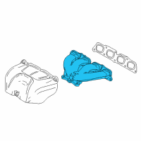 OEM 2022 Chevrolet Colorado Exhaust Manifold Diagram - 12663521