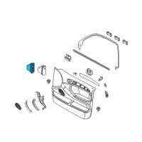 OEM 2006 BMW X5 Front Window Switch Diagram - 61-31-6-962-505