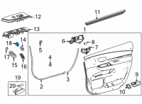 OEM 2020 Toyota Highlander Lock Switch Diagram - 84930-0E190