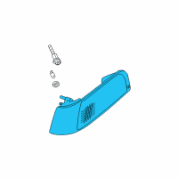 OEM Side Marker Lamp Diagram - 6W7Z-15A201-AA