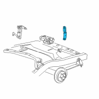 OEM 2004 Ford Explorer Height Sensor Diagram - F77Z-5359-BA