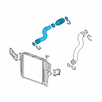 OEM GMC Air Inlet Tube Diagram - 23392842