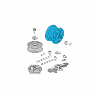 OEM Acura TL Disk, Aluminum Wheel (17X8Jj) (TPMS) (Enkei) Diagram - 42700-SEP-A31