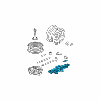 OEM Acura Jack Assembly, Pantograph Diagram - 89310-SEP-H01