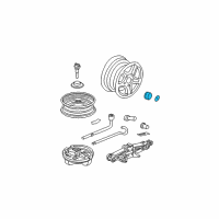 OEM Acura Cap Assembly, Aluminum Wheel Center Diagram - 44732-SEP-A00