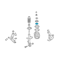 OEM 2015 Hyundai Accent Bearing-Strut Diagram - 54612-07000