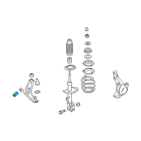 OEM 2012 Kia Soul Bush-Front Lower Arm"A" Diagram - 545512K000