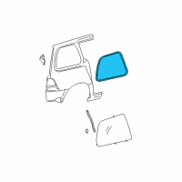 OEM 2006 Ford Freestar Weatherstrip Diagram - XF2Z-1629905-AA