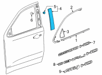 OEM 2022 GMC Sierra 2500 HD Applique Diagram - 84987907