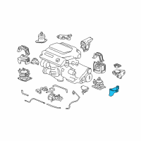 OEM 2006 Honda Accord Bracket, Transmission Mount (Upper) Diagram - 50670-SDP-A11