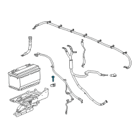 OEM 2018 GMC Sierra 3500 HD Reinforce Beam Bolt Diagram - 11519527