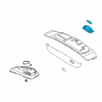 OEM 2002 BMW 540i Interior Light Diagram - 63-31-8-371-631