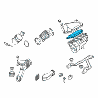 OEM 2022 BMW X5 AIR FILTER ELEMENT Diagram - 13-71-8-482-642