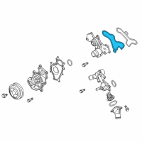 OEM Ford Police Interceptor Utility Inner Housing Gasket Diagram - BR3Z-8507-L