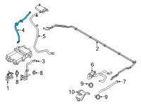 OEM 2021 Ford Mustang Mach-E HOSE ASY Diagram - LJ9Z-8D011-A