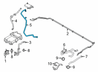 OEM 2022 Ford Mustang Mach-E HOSE ASY Diagram - LJ9Z-8D012-A