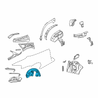 OEM 2002 Chrysler Sebring Shield-Splash Diagram - 4878380AD