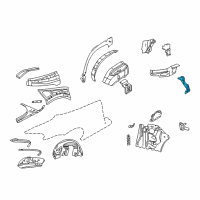 OEM 2004 Chrysler Sebring Shield-Splash Diagram - 4878381AD