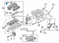 OEM Ford Explorer Map Sensor Diagram - GV2Z-9F479-C