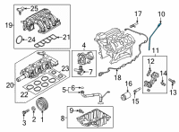 OEM 2021 Ford Transit-250 Dipstick Diagram - JL3Z-6750-D