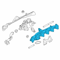 OEM BMW 740Li xDrive Exhaust Manifold Diagram - 11-62-8-517-629