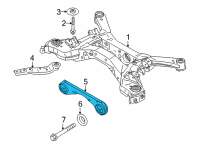 OEM Nissan Bracket Assy-Mounting, Differential Diagram - 55419-6RC4A