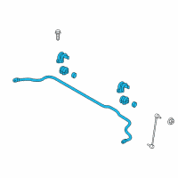 OEM 2016 Hyundai Veloster Bar Assembly-Front Stabilizer Diagram - 54810-2V000