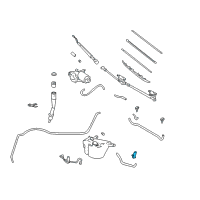 OEM 2001 Toyota Sequoia Front Washer Pump Diagram - 85330-34010