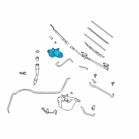 OEM Toyota Sequoia Front Motor Diagram - 85110-0C010