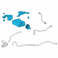 OEM 2015 Lexus ES350 Vapor Canister Diagram - 77740-33210