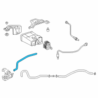 OEM Lexus Hose, Fuel Vapor Feed, No.1 Diagram - 23826-31080