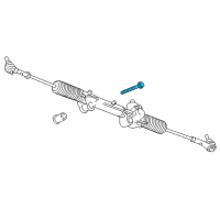 OEM Dodge Durango Rack-HEXAGON Head Diagram - 6505225AA