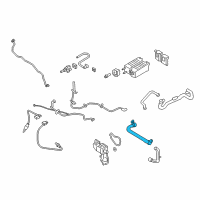 OEM 2017 Ford Escape Connector Tube Diagram - DS7Z-6758-K