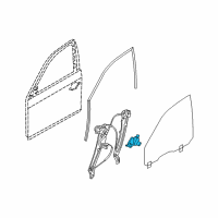 OEM BMW ActiveHybrid 5 Drive, Power Window, Front/Rear Left Diagram - 51-33-7-271-563