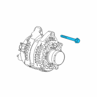 OEM Cadillac XT5 Mount Bracket Bolt Diagram - 11547258