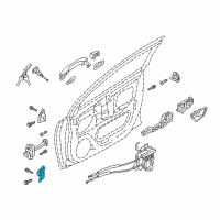 OEM Kia Forte Hinge Assembly-Door Lowe Diagram - 793251Y000