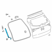 OEM 2018 Buick Enclave Lift Cylinder Diagram - 84793126