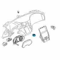 OEM 2019 Infiniti Q60 Switch Assy-Ignition Diagram - 25150-4GA0A