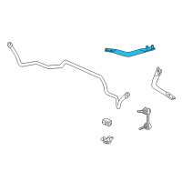 OEM 2000 Honda Accord Bar, R. FR. Strut Diagram - 74180-S84-A00